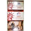Image 1 : 2002 & 07 U.S. SILVER PROOF SETS