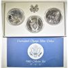 Image 1 : 1983 OLYMPIC P-D-S COMMEM SILVER DOLLAR SET