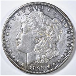 1892-CC MORGAN DOLLAR CH AU