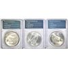 Image 2 : 3 PEACE DOLLAR PCGS GRADED LOT:
