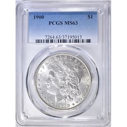 1900 MORGAN DOLLAR  PCGS MS-63