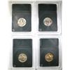 Image 2 : 4 BUFFALO NICKELS AU/BU
