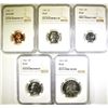 Image 1 : 1962 PROOF SET NGC INDIVIDUALLY  GRADED PF-67