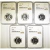 Image 1 : 5-1957 WASHINGTON QUARTERS, NGC PF-67