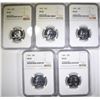 Image 1 : 5-1961 WASHINGTON QUARTERS, NGC PF-67