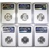 Image 2 : 6 WASHINGTON QUARTERS ALL NGC MS-65
