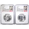Image 1 : 2-1964 KENNEDY HALF DOLLARS, NGC MS-65