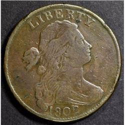 1802 LARGE CENT, FINE