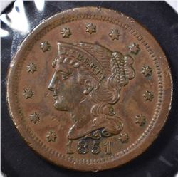 1851 LARGE CENT, AU