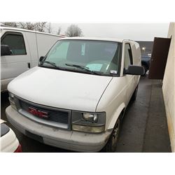 2005 GMC SAFARI, 3DR CARGO VAN, WHITE, VIN # 1GTDM19X35B506302