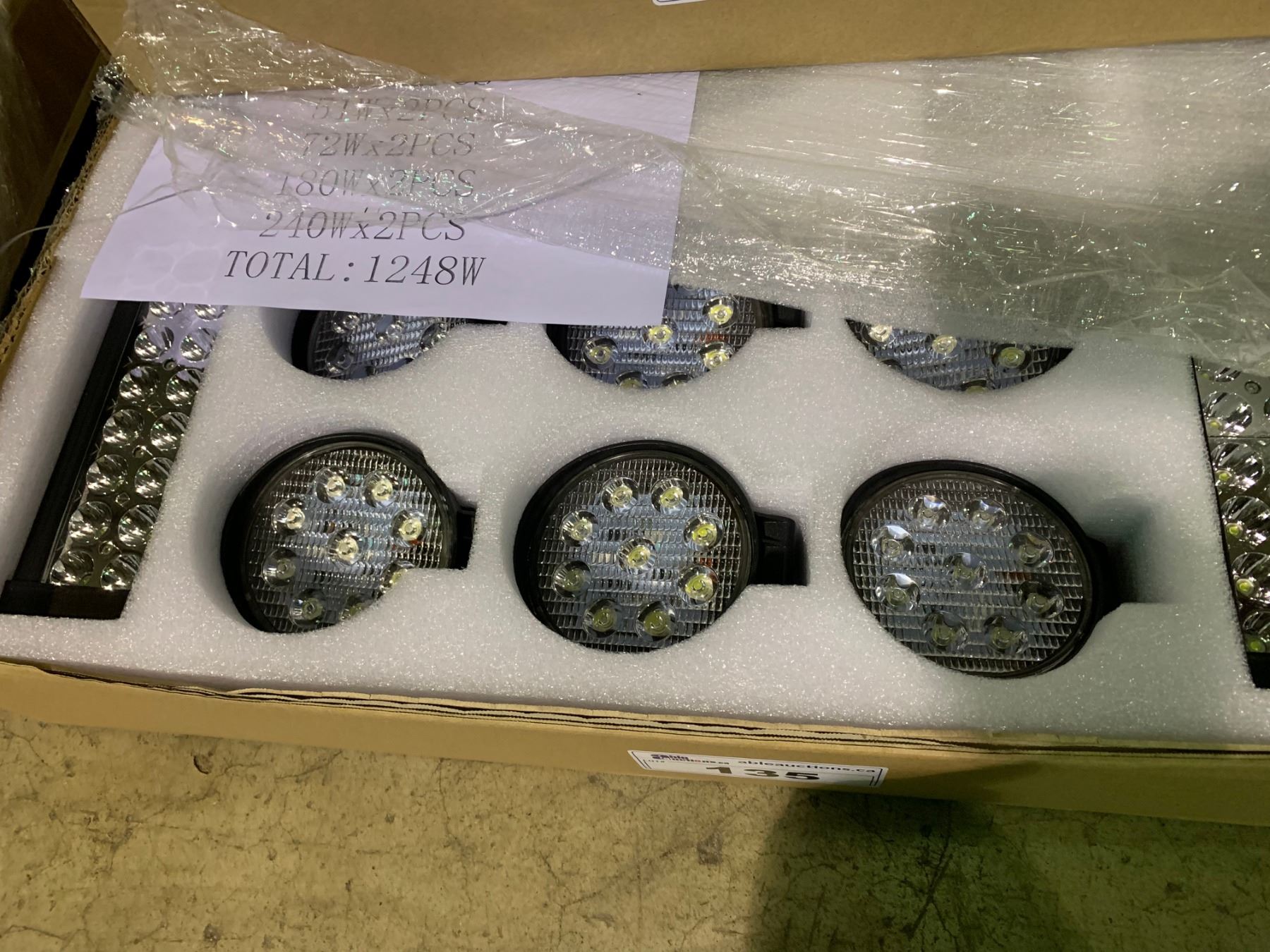 BOX OF ASSORTED LED VEHICLE / SERVICE LIGHTING - Able Auctions