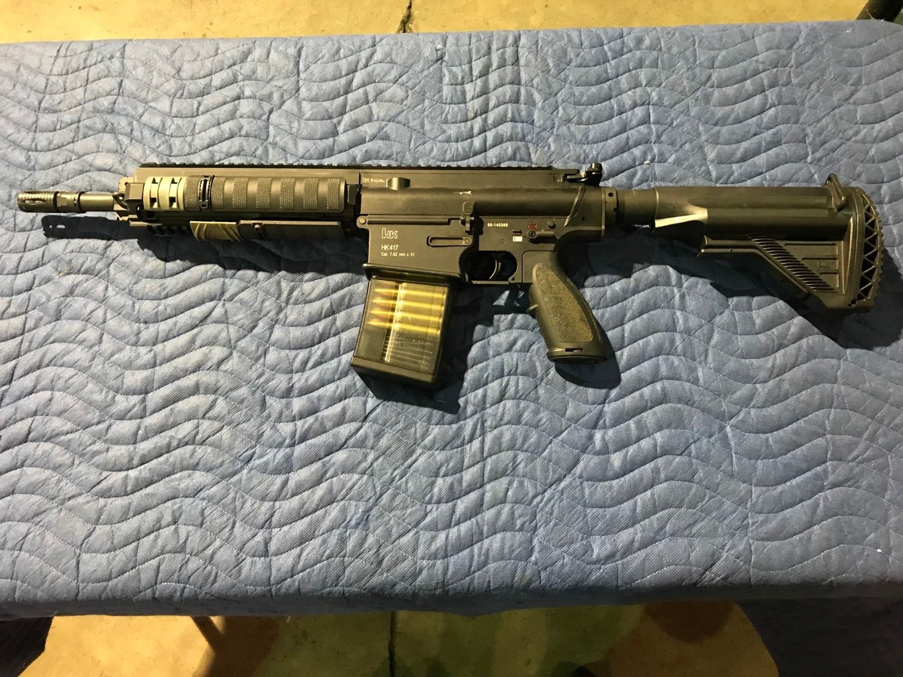 HECKLER & KOCH HK 417 CAL 7.62MM X 51 AIR SOFT REPLICA PRECISION RIFLE