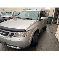 2007 SAAB 9-7X, GREY, 4DRSW, GAS, AUTOMATIC, VIN#5S3ET13S872801042, 207,836KMS,