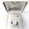 Image 2 : 10K BLUE ZIRCON (2.2CT) EARRINGS