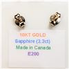 Image 2 : 10K SAPPHIRE (2.2CT) EARRINGS