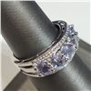 Image 2 : SILVER TANZANITE DECEMBER B-STONE(1.6CT) RING