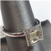 Image 3 : 14K COLOR CHANGING SULTANITE (1CT) DIAMOND(0.1CT) RING