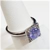 Image 2 : 14K TANZANITE DECEMBER B-STONE (1.6CT) DIAMOND(0.13CT) RING