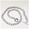 Image 1 : SILVER FRESH WATER PEARL 18" NECKLACE