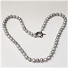 Image 2 : SILVER FRESH WATER PEARL 18" NECKLACE