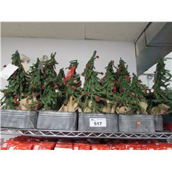 SHELF LOT 24" TABLE TOP TREES