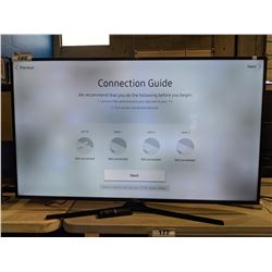 55" SAMSUNG 4K UHD SERIES 6 SMART TV WITH REMOTE (MODEL UN55MU6300F) *SCREEN BURNS*