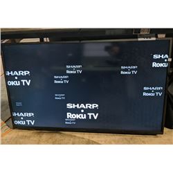 50" SHARP HD ROKU OS SMART TV (MODEL LC-50LB601C) *NO REMOTE*