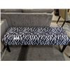 Image 1 : ZEBRA PRINT PADDED BENCH