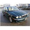 Image 2 : 2002 GREEN JAGUAR XTYPE 2.5 SEDAN, GASOLINE, VIN# SAJGA51D82XC17434, 195758 KMS, RD, CC, AW,  PL.,