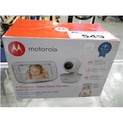 MOTOROLA 5  PORTABLE VIDEO BABY MONITOR