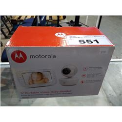 MOTOROLA 5" PORTABLE VIDEO BABY MONITOR