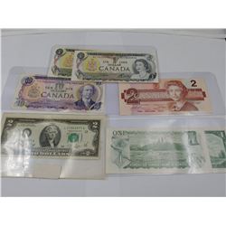 LOT OF ASSORTED BILLS