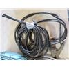 Image 3 : LOT OF MISC BUILDING ITEMS (ELECTRICAL CORD, BOOSTER CABLES, PLUMBING HOSES, ETC)