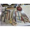 Image 1 : LOT OF MISC TOOLS (HAMMERS, SAWS, ETC)
