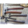 Image 2 : LOT OF MISC TOOLS (HAMMERS, SAWS, ETC)