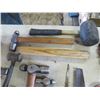 Image 5 : LOT OF MISC TOOLS (HAMMERS, SAWS, ETC)