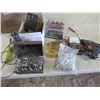 Image 1 : LOT OF MISC TOOLS (WRENCH SET, GLUE GUN, JIGSAW BLADES, ROUTER BITS, MULTIMETERS, DRILLS, ETC)