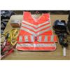Image 2 : CAR KIT (BOOSTER CABLES, TIE DOWNS, SAFETY VEST, MATCHES, 12V AIR COMPRESSOR, ETC)