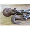 Image 2 : LOT OF CHAIN AND TOW CABLES (CHAIN APPROX 8' WITH HOOKS AT EITHER END) *2 X TOW CABLES; 1 X 8', 1 X 