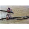 Image 5 : LOT OF CHAIN AND TOW CABLES (CHAIN APPROX 8' WITH HOOKS AT EITHER END) *2 X TOW CABLES; 1 X 8', 1 X 