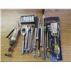 Image 1 : LOT OF MISC TOOLS (AIR TOOL, WRENCHES, SOCKETS, FAUCET SET DRESSER, ETC)