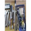 Image 2 : LOT OF MISC TOOLS (AIR TOOL, WRENCHES, SOCKETS, FAUCET SET DRESSER, ETC)