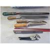 Image 3 : LOT OF MISC TOOLS (FILES, UTILITY KNIVES, HACKSAW BLADES, ETC)