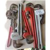Image 1 : LOT OF 5 PIPE WRENCHES