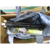 Image 2 : LOT OF SHOP ITEMS (BATTERY CHARGER, CHAINS, ELECTRICAL CORDS, MISC TOOLS)