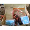 Image 3 : LOT OF SHOP ITEMS (BATTERY CHARGER, CHAINS, ELECTRICAL CORDS, MISC TOOLS)