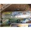 Image 2 : LOT OF CAMPING SUPPLIES (DOME TENT, FISHING NET, 3 X UMBRELLAS, AND WATER SKIS)