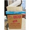Image 1 : LOT OF HOUSEHOLD RENO ITEMS ( WOOD TOILET SEAT, PAPER TOWEL DISPENSER AND TAP WITH ACCESSORIES)