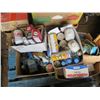 Image 1 : LOT OF SHOP SUPPLIES (FLOW SEAL INSERTS, LIQUID BUFFER, WINTER START, ARMOUR ALL, ANTI-FREEZE, ETC)