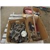 Image 1 : LOT OF MISC ITEMS (AIR FILTERS, WATER PUMP, SLEDGE HAMMERS, ETC)